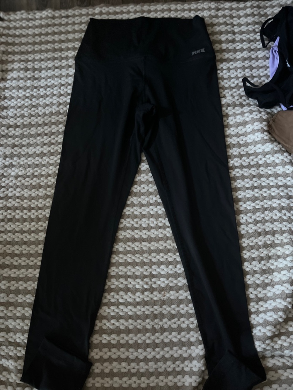 PINK Victoria's Secret Black Leggings
